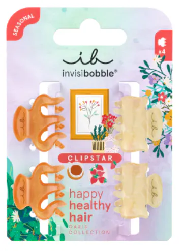 Invisibobble Clipstar XS Oasis Petit Citrus 4 pcs