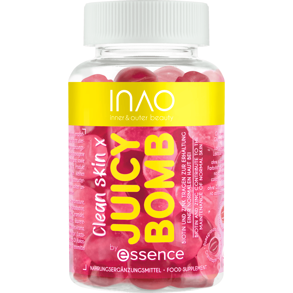 Essence Clean Skin x JUICY BOMB Gummies 60 stk