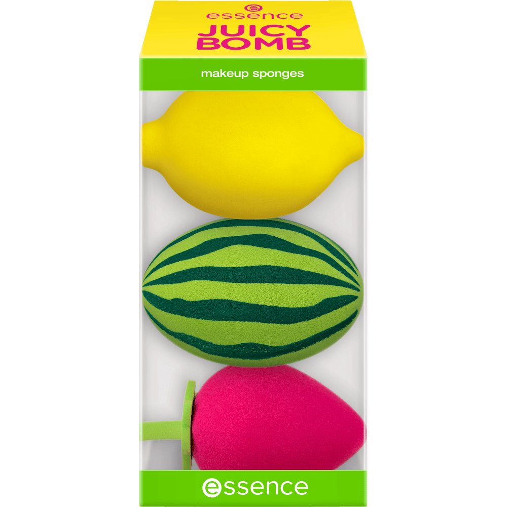 Essence JUICY BOMB PARTY makeup sponges 01 Fruity Fusion 3 stk