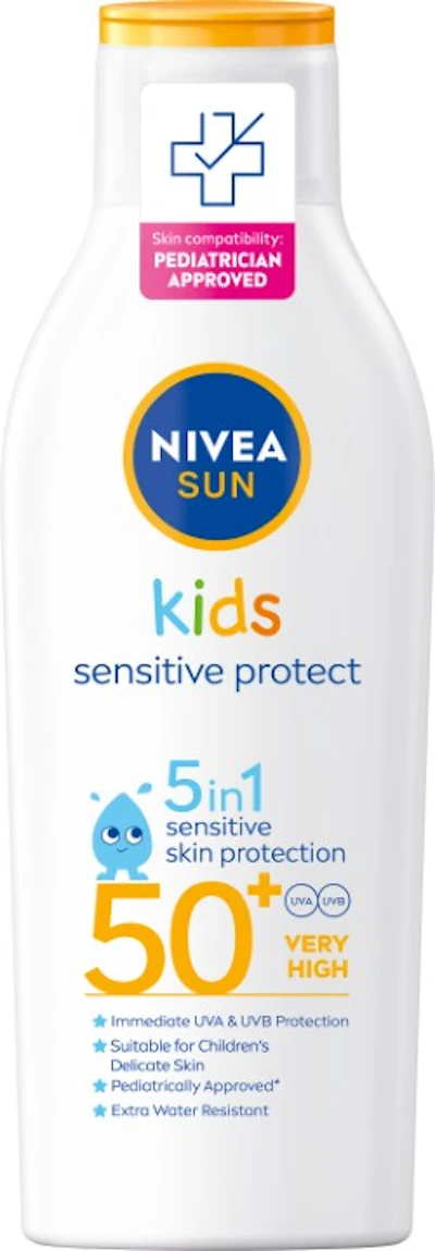 NIVEA Sun Kids Sensitive Protect &amp; Play Sun Lotion SPF50+ 200 ml