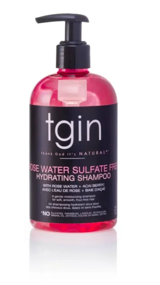 TGIN Rosewater Sulfate Free Hydrating Shampoo 384 ml