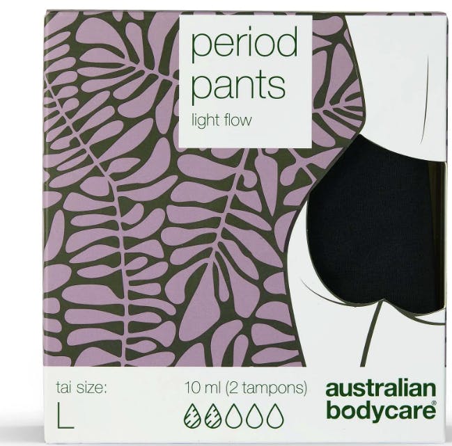 Australian Bodycare Period Pants Midi Light Flow Large 1 stk