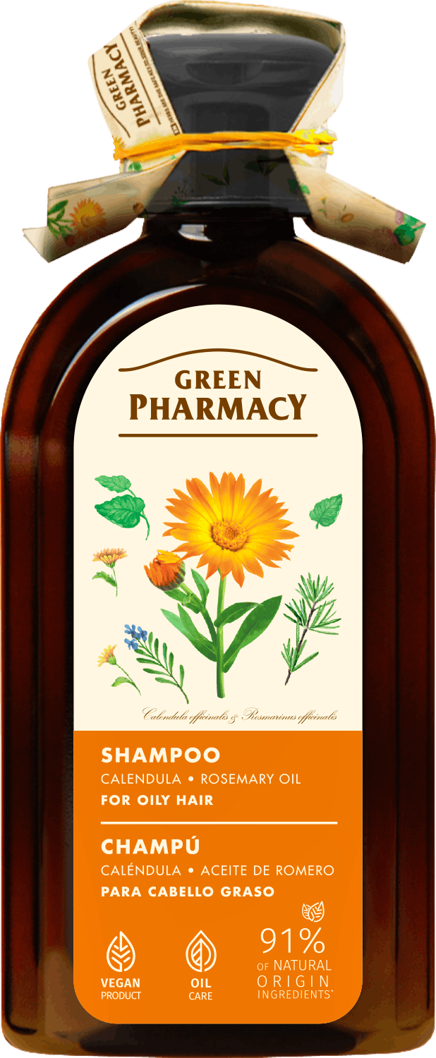 Green Pharmacy Shampoo For Greasy Hair Calendula 350 ml