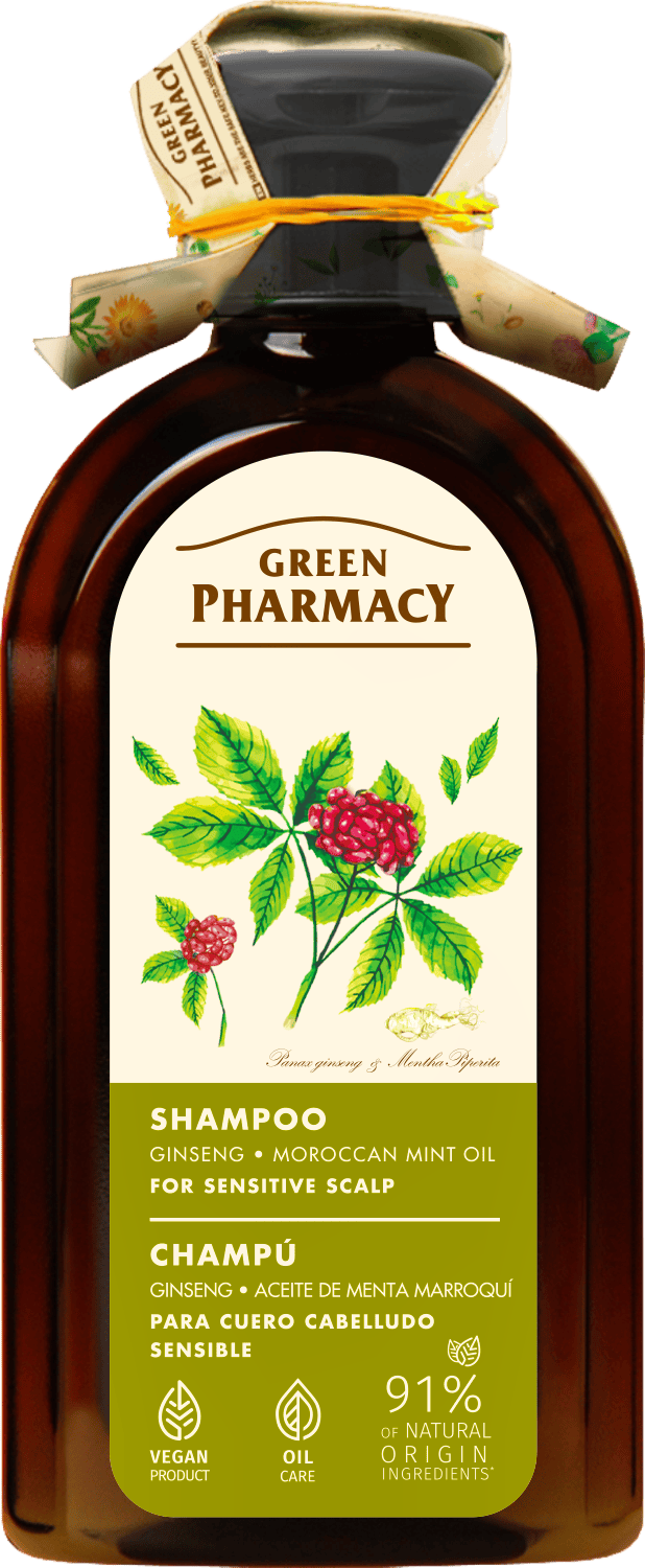 Green Pharmacy Shampoo For Sensitive Scalp Ginseng 350 ml