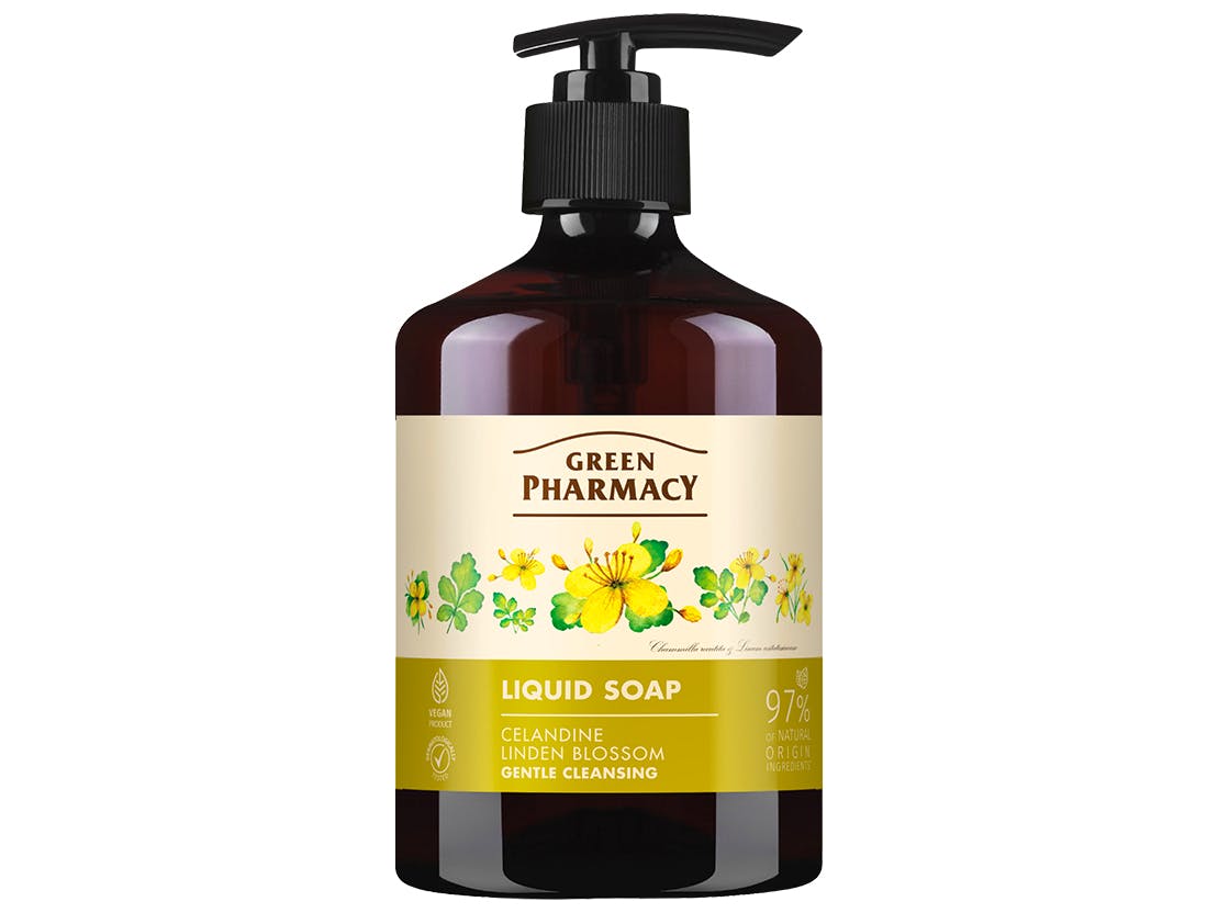 Green Pharmacy Liquid Soap Celandine Linden Blossom 60 ml