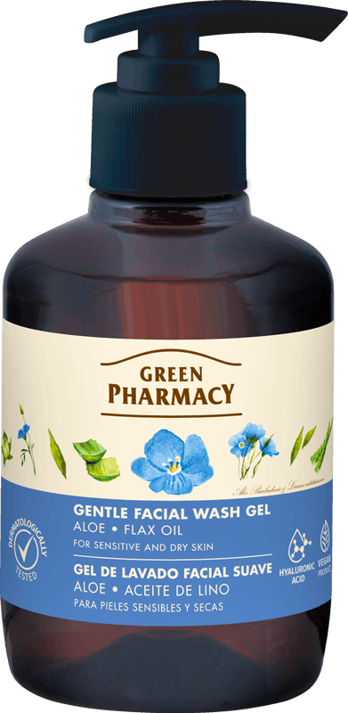 Green Pharmacy Gentle Facial Wash Gel Aloe 270 ml