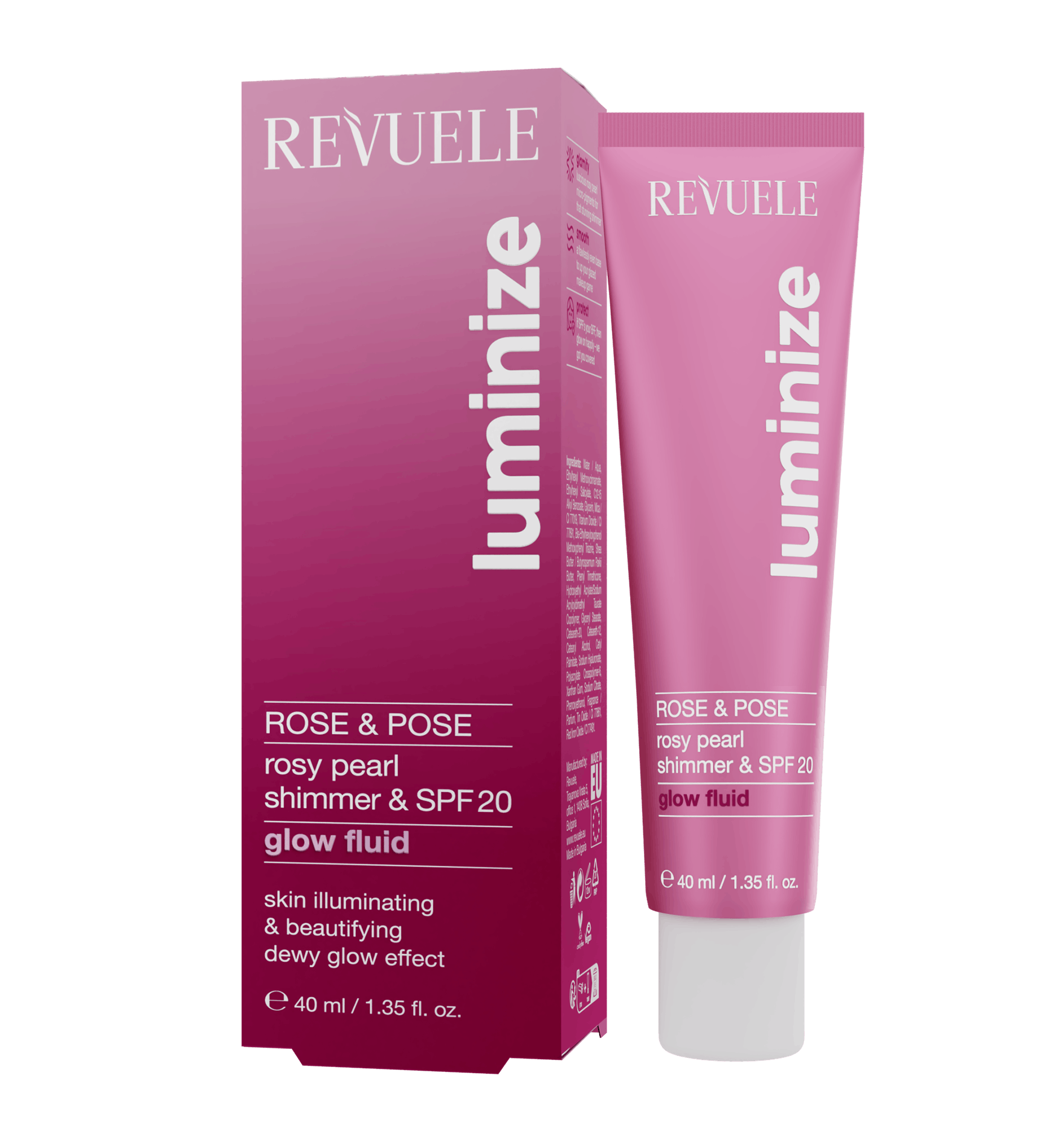 Revuele Rose & Pose Glow Fluid 40 ml