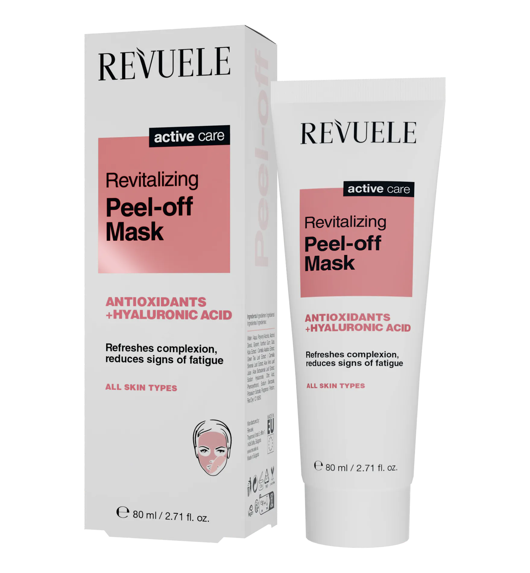 Revuele Active Care Revitalizing Peel-Off Mask 80 ml