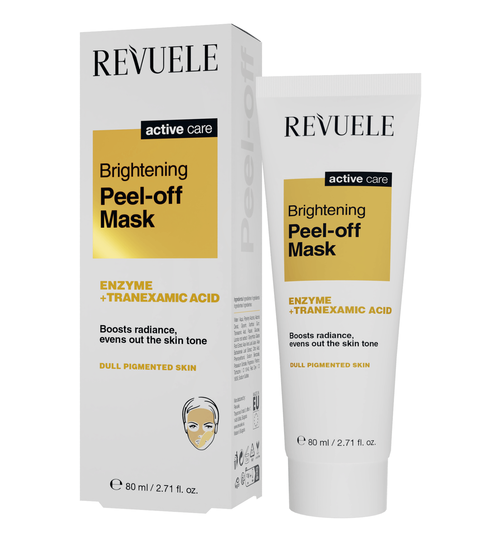 Revuele Active Care Brightening Peel-Off Mask 80 ml