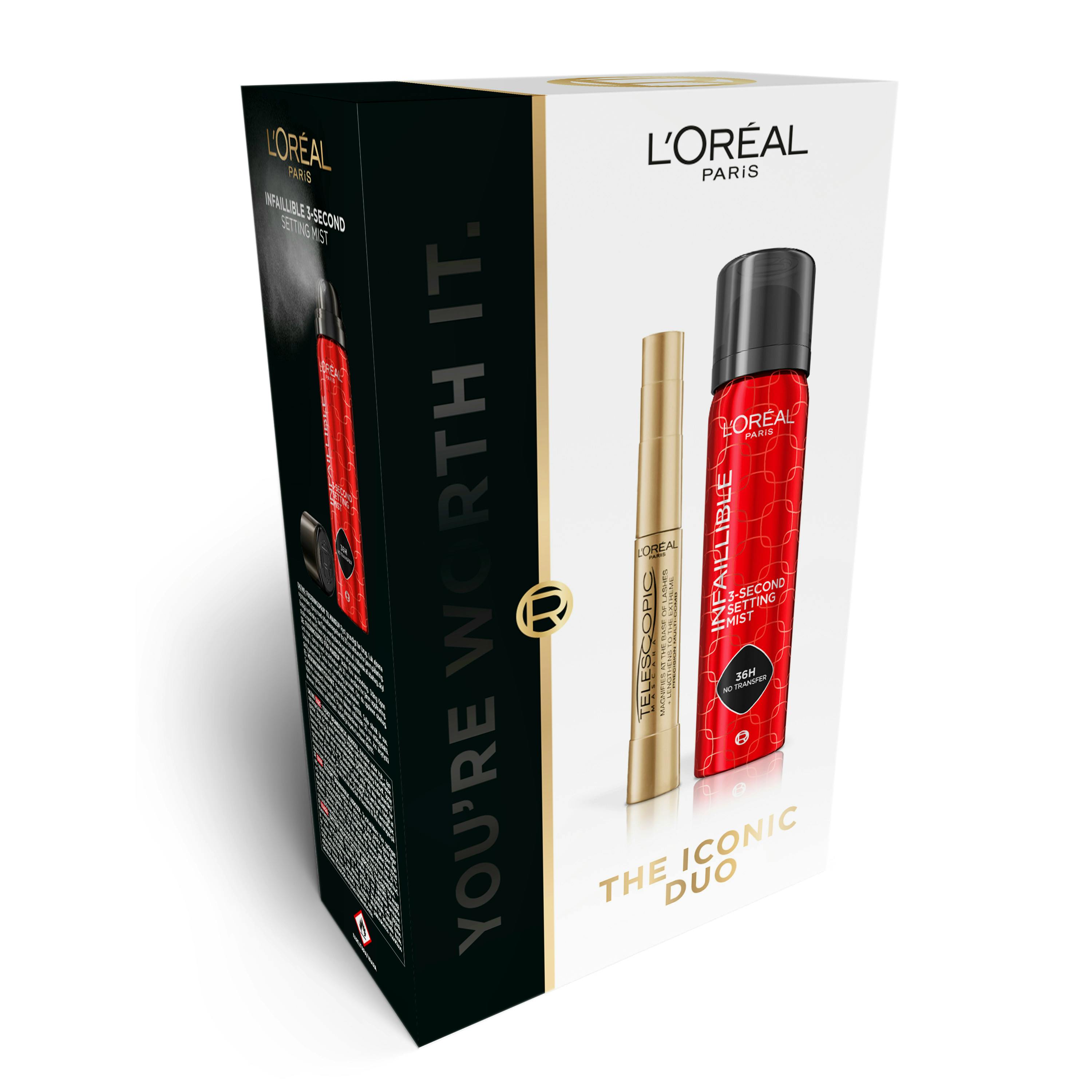 L'Oréal Paris The Iconic Duo Gift Box 2 stk