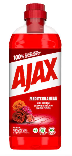 Ajax Multi Usage Cleaner Mediterranean Red Flowers 1000 ml
