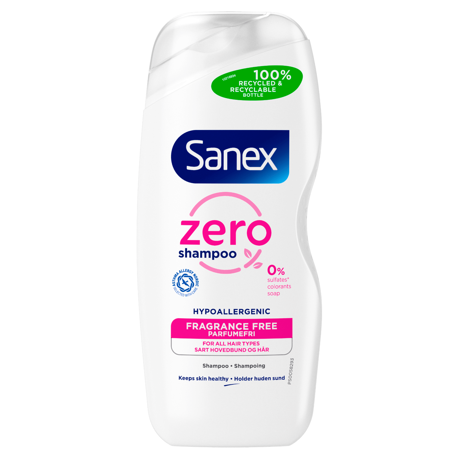 Sanex Zero% For Normal Hair 250 ml