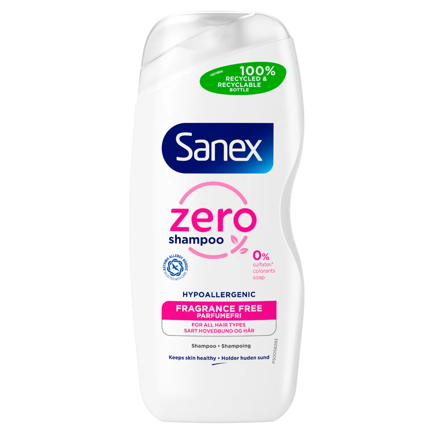 Sanex Zero% For Normal Hair 250 ml