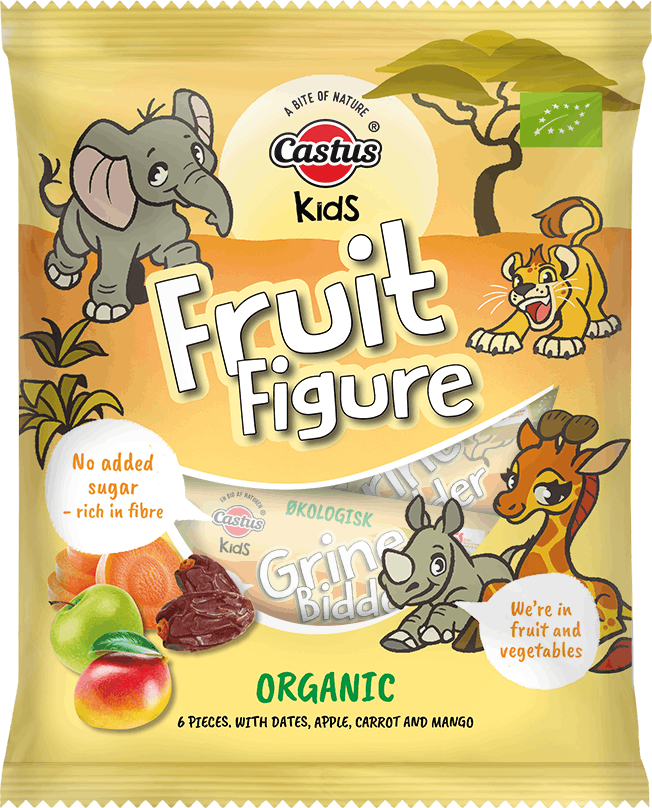 Castus Fruit Figure Apple, Carrot & Mango 6 stk