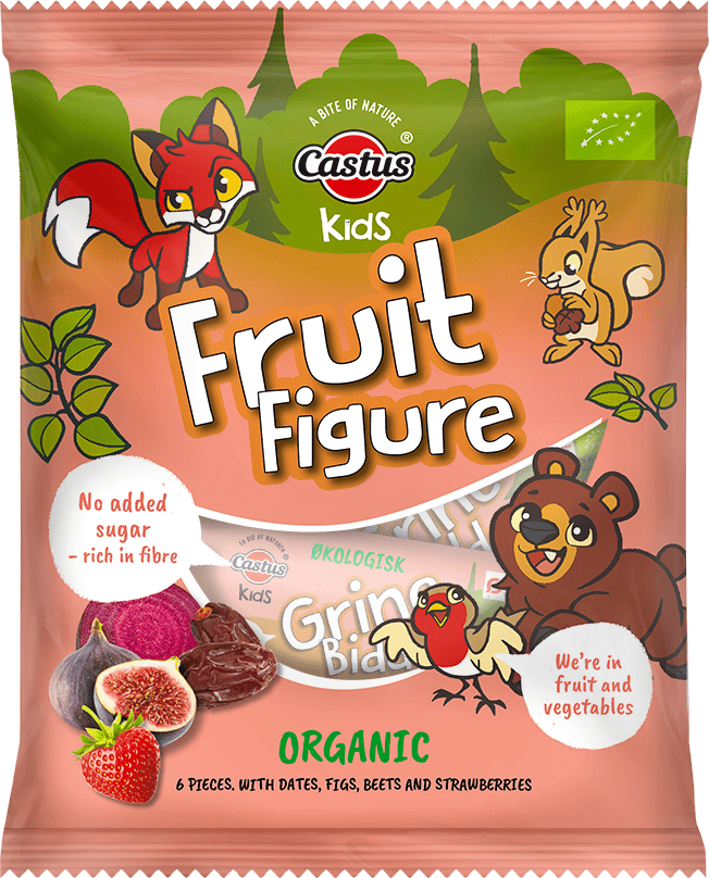 Castus Fruit Figure Beets & Strawberry 6 stk