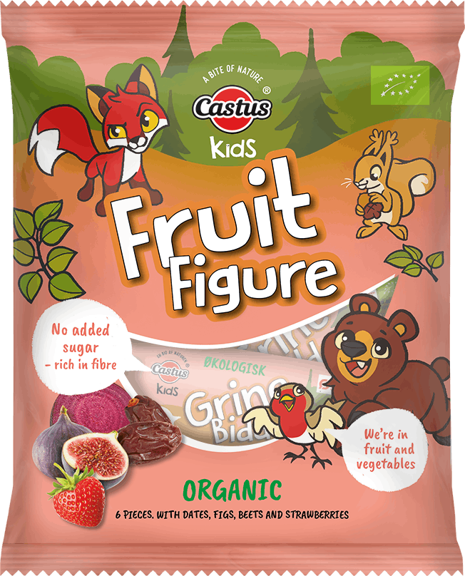 Castus Fruit Figure Beets & Strawberry 6 stk
