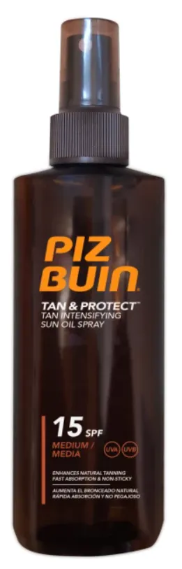 Piz Buin Tan & Protect Tan Acceleration Oil Spray - SPF15 150 ml