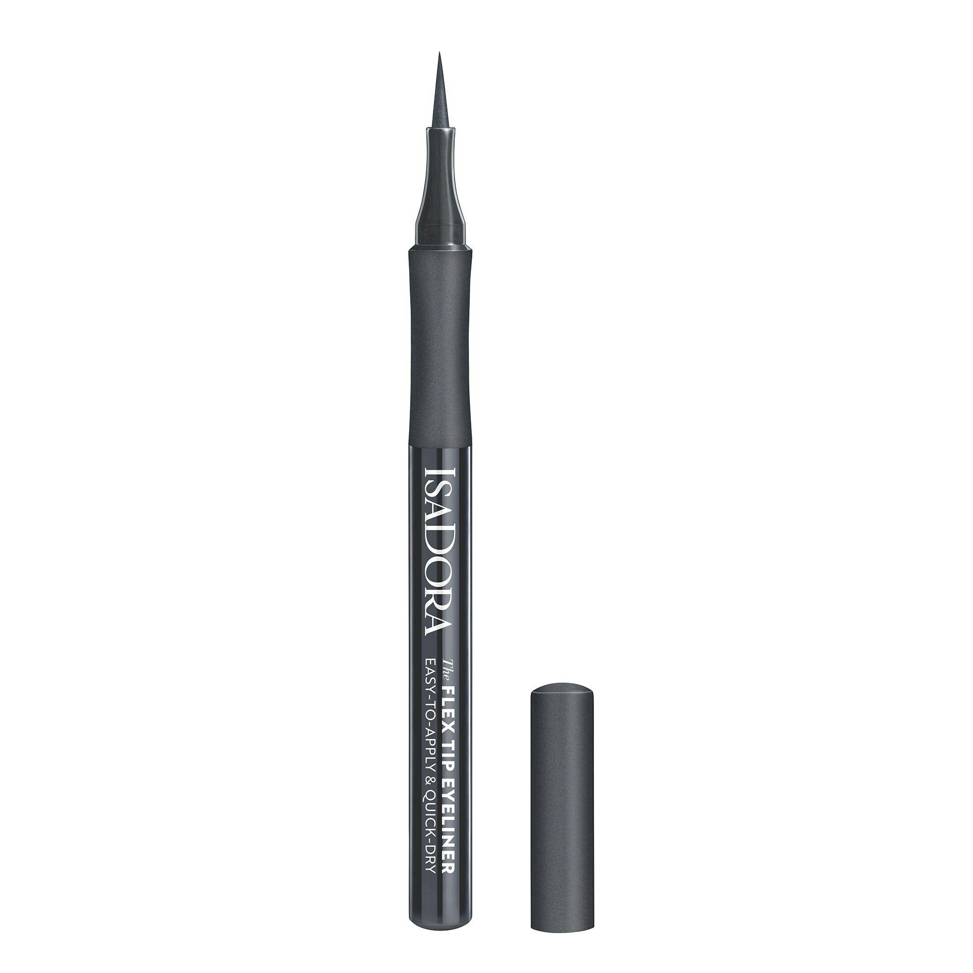 Flex Tip Eyeliner 82 Steel Grey 1 Ml Fra Isadora