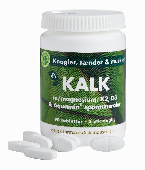 DFI Kalk, Magnesium, D3 & K2 90 stk