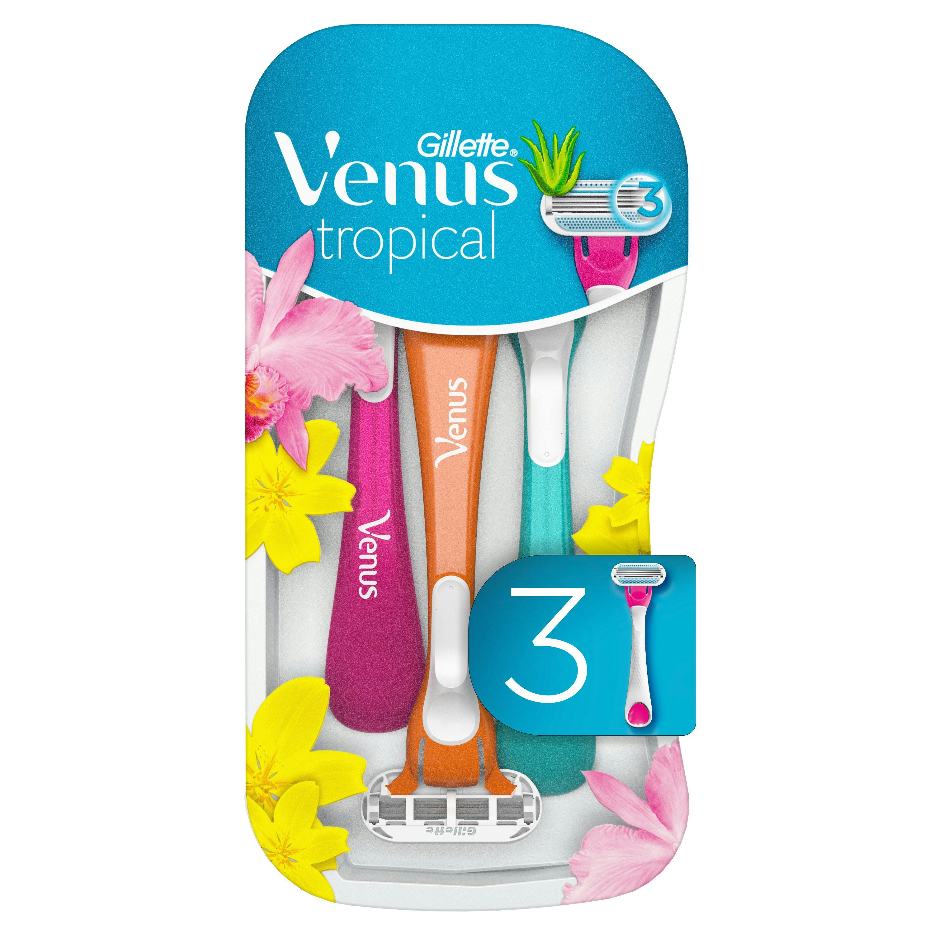 Gillette Venus Tropical Engångsrakhyvlar 3 st