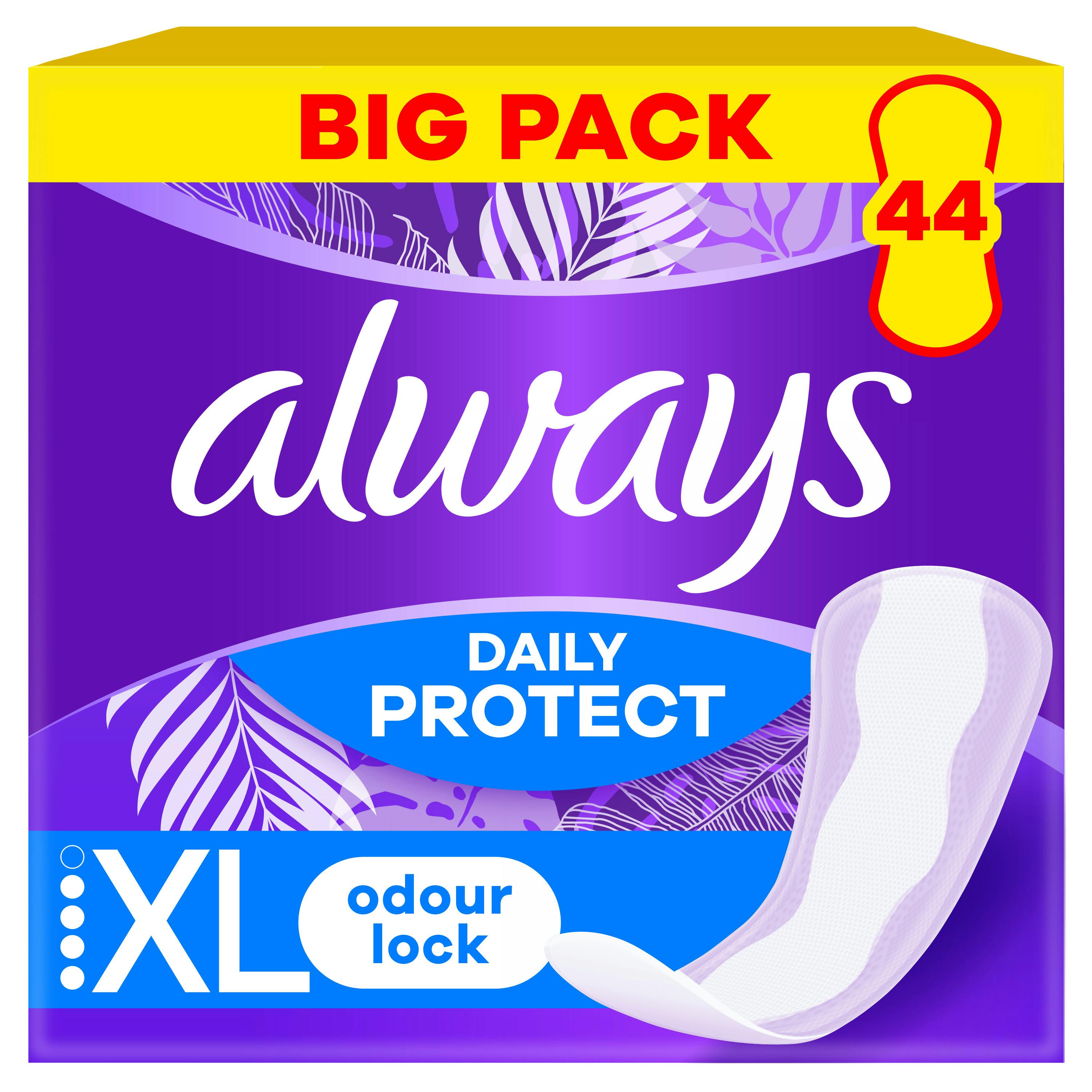 Always Dailies Pantyliners Long Plus 44 st