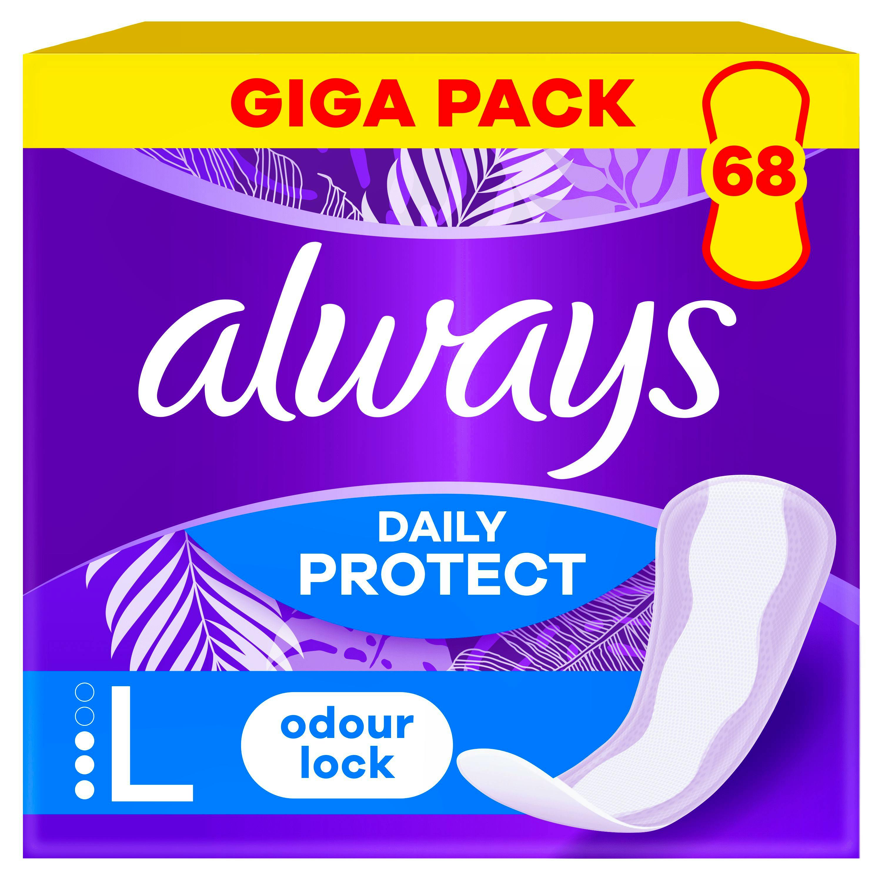 Always Dailies Extra Protect Large 68 stk
