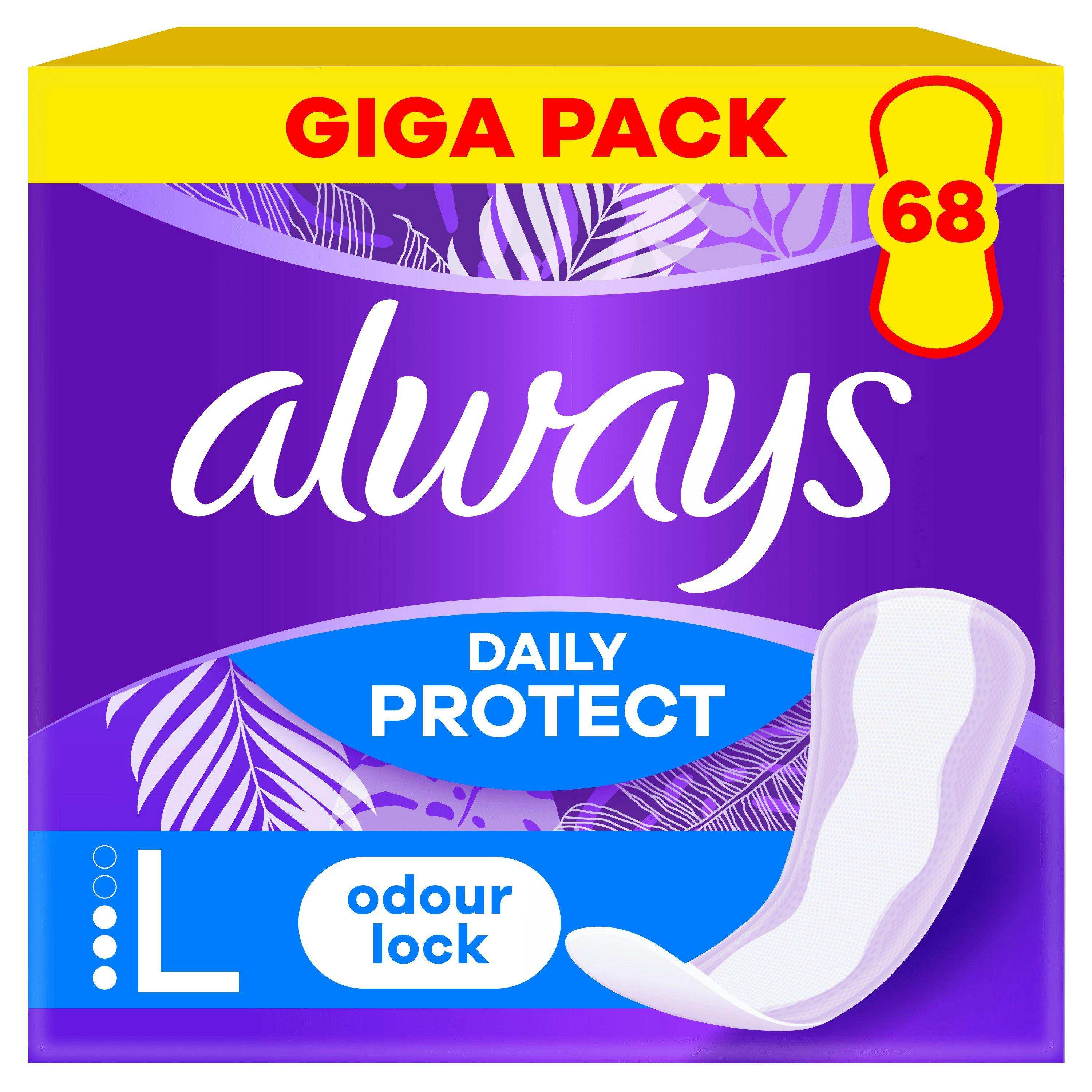 Always Dailies Extra Protect Large 68 st