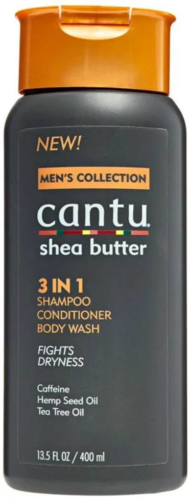 Cantu Men 3In1 Shampo, Conditioner & Body Wash 400 ml