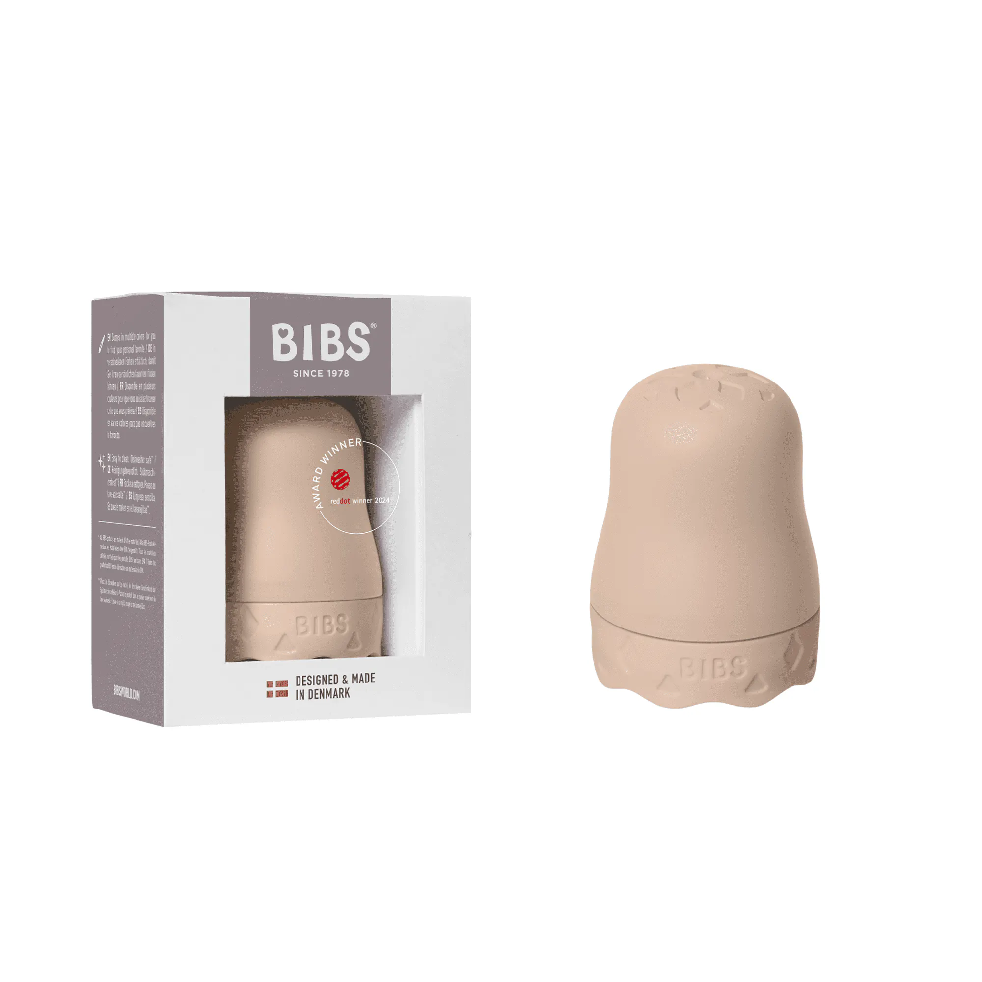 BIBS Boheme Baby Bottle Cap Blush 1 st