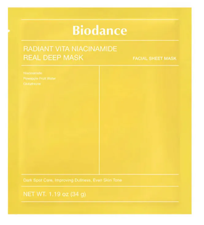 Biodance Radiant Vita Niacinamide Real Deep Mask 1 pcs