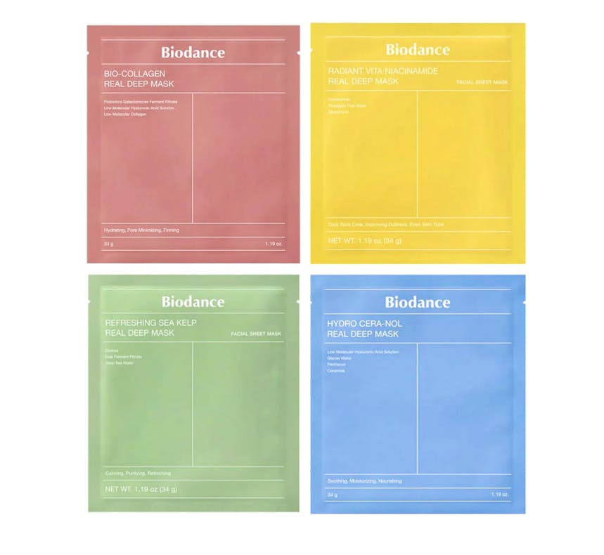 Biodance Real Deep Mask Bundle 34 g + 34 g + 34 g + 34 g