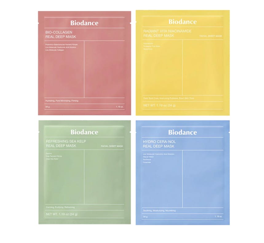 Biodance Real Deep Mask Bundle 34 g + 34 g + 34 g + 34 g