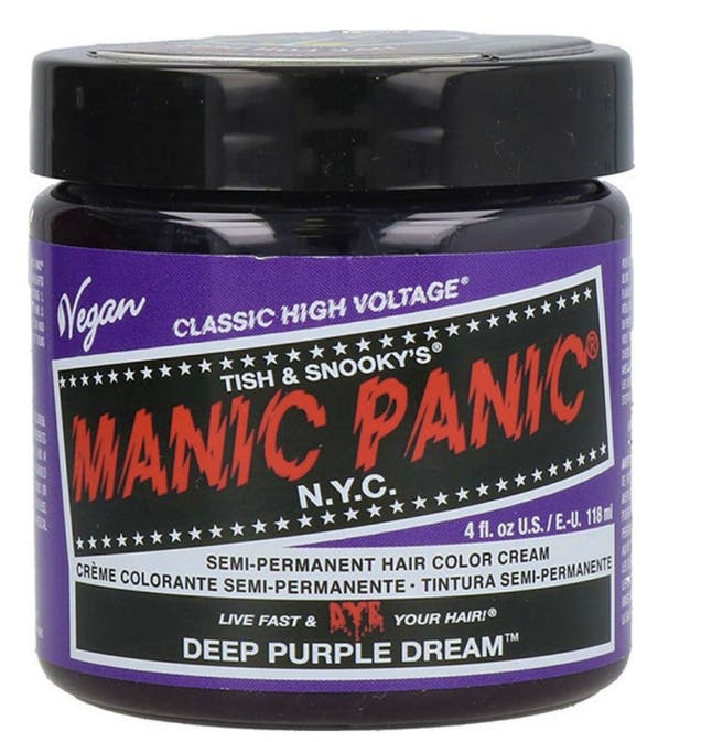 Manic Panic Semi-Permanent Hair Color Deep Purple Dream 118 ml