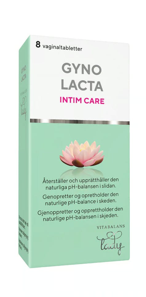 Vitabalans Gynolact Vaginaltablet 8 stk
