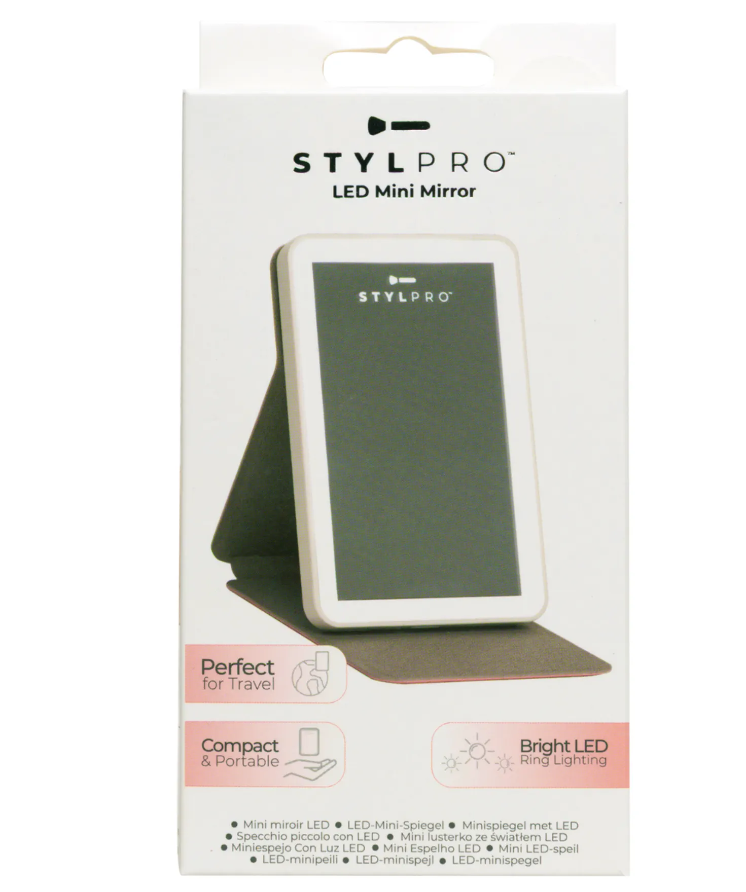StylPro LED Mini Mirror White 1 pcs