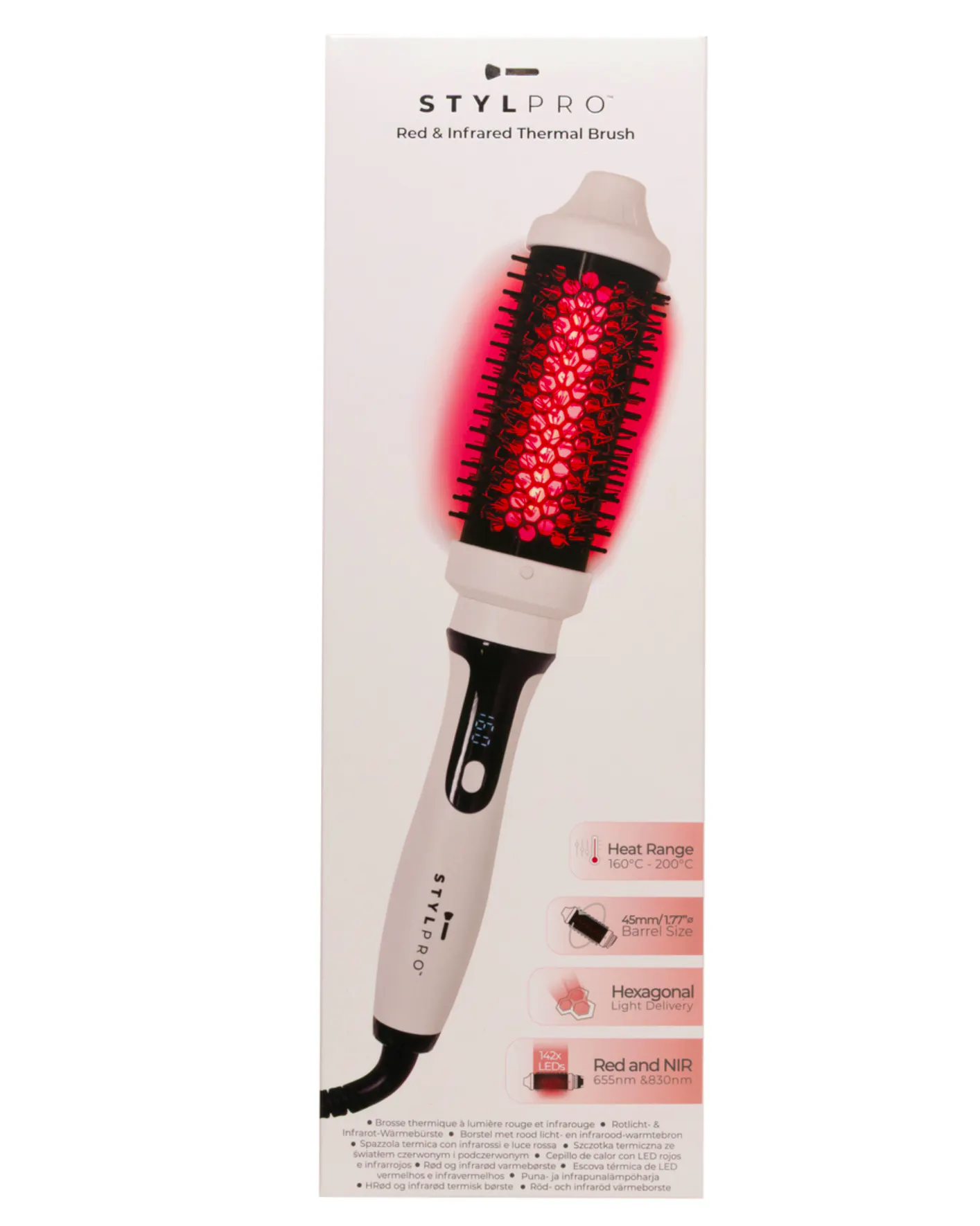 StylPro Red & Infrared Thermal Brush white 1 st
