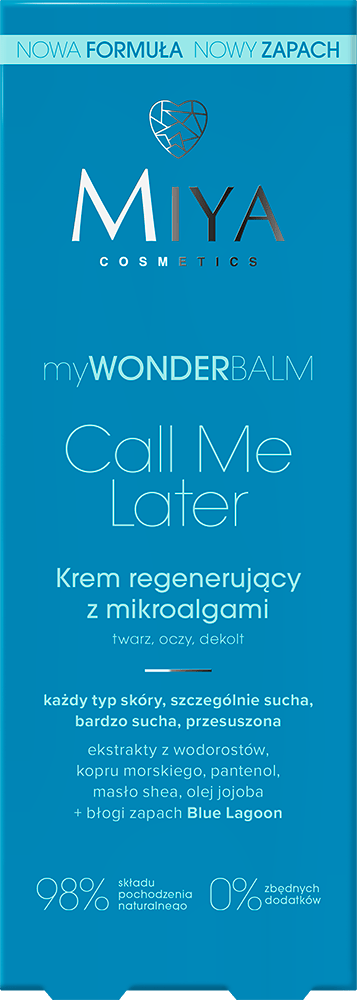 MIYA Cosmetics myWONDERBALM Call Me Later Regenerating Cream 75 ml