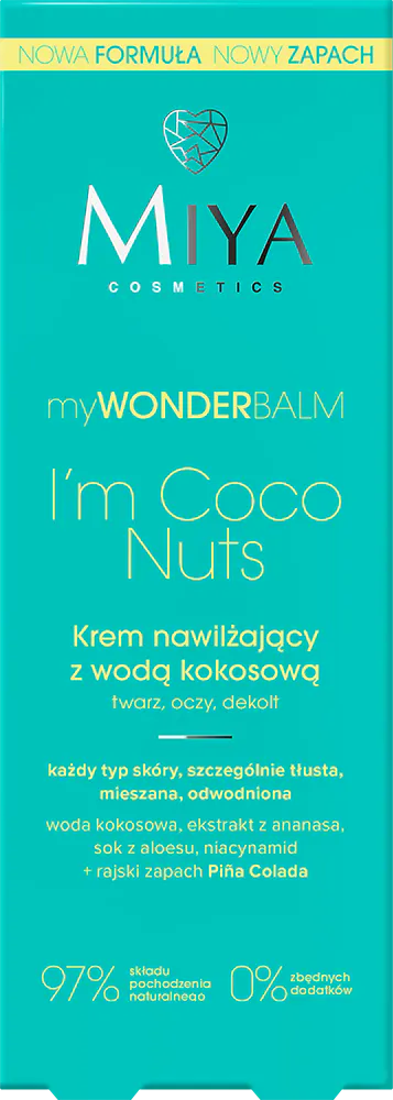 MIYA Cosmetics myWONDERBALM I'm Coco Nuts Moisturizing Cream with Coconut Water 75 ml