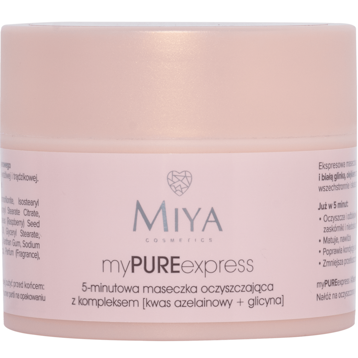 MIYA Cosmetics myPUREexpress 5-minute Cleansing Mask 50 g