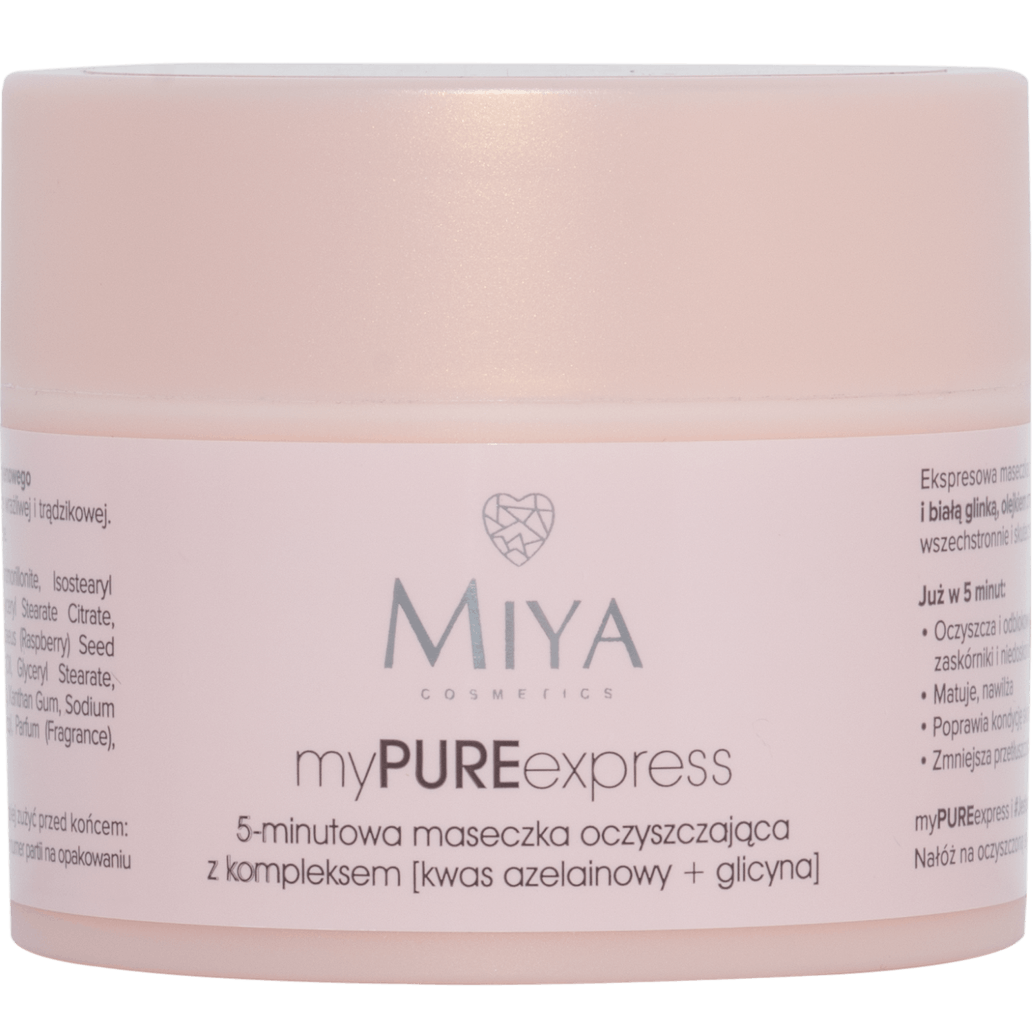 MIYA Cosmetics myPUREexpress 5-minute Cleansing Mask 50 g