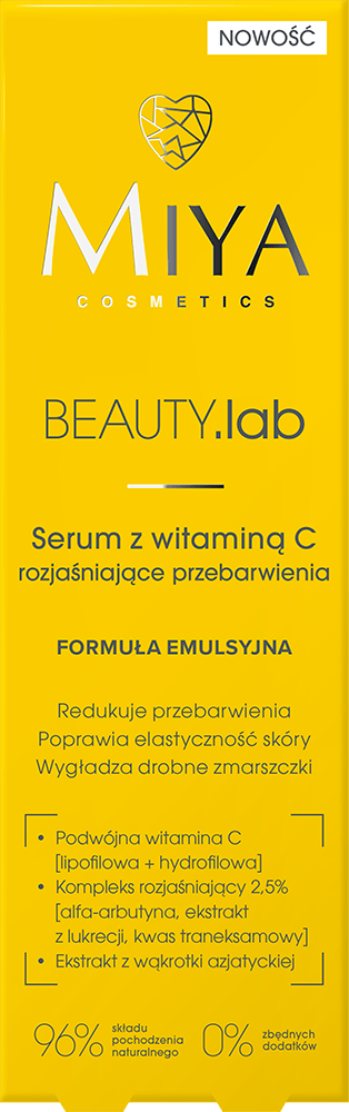 MIYA Cosmetics BEAUTY.lab Vitamin C Serum Brightening Discolorations 30 ml