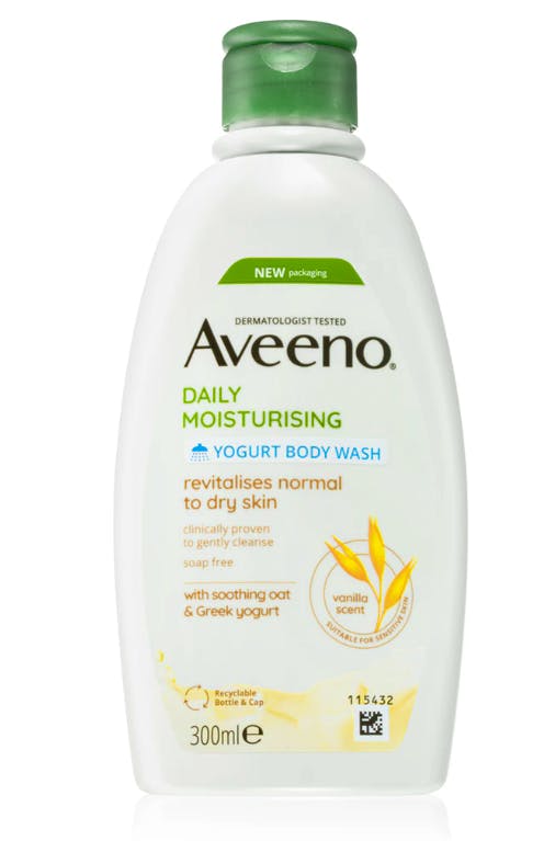 Aveeno Daily Moisturising Yogurt Body Wash, Vanilla & Oat 300 ml