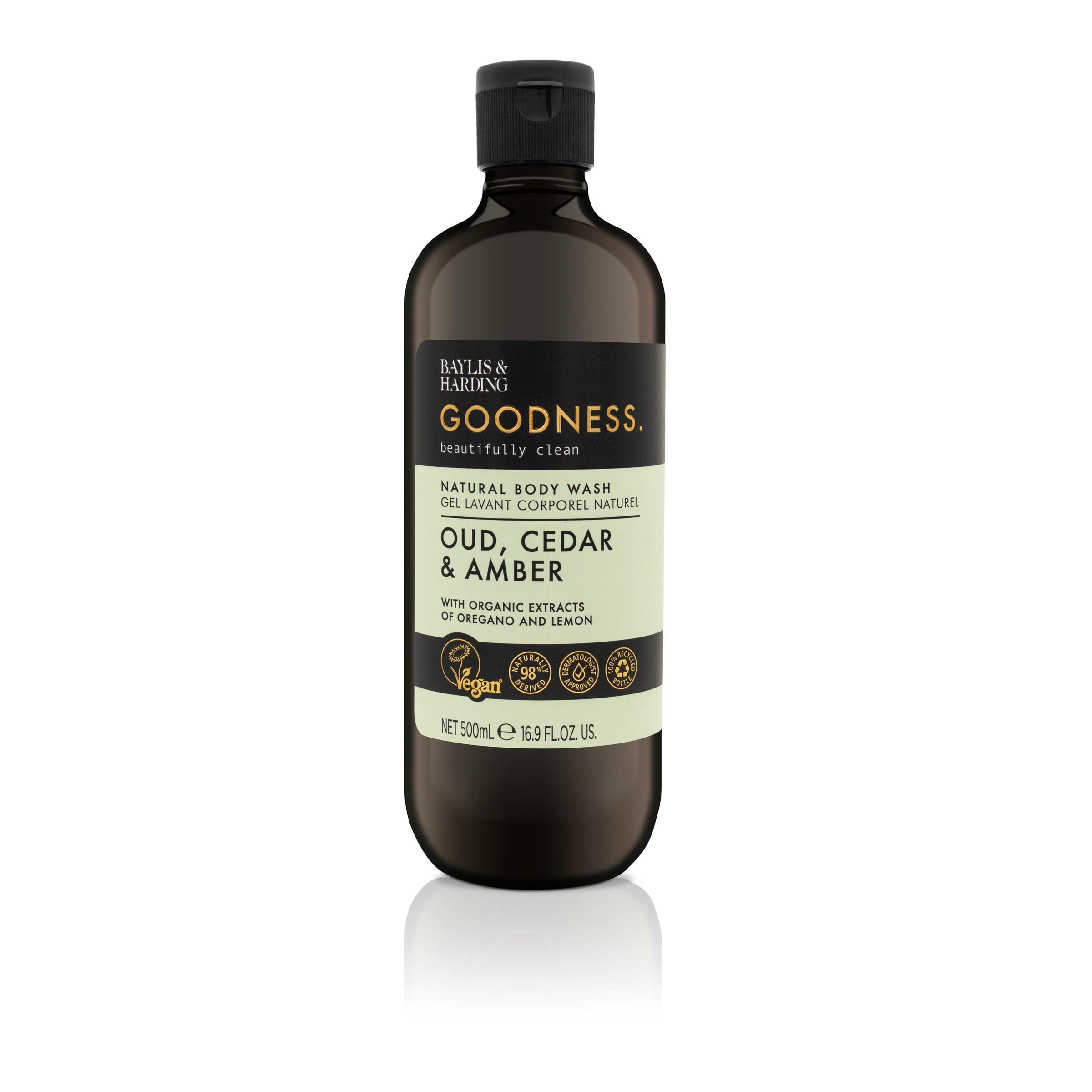 Baylis & Harding Goodness Oud Cedar & Amber Body Wash 500 ml