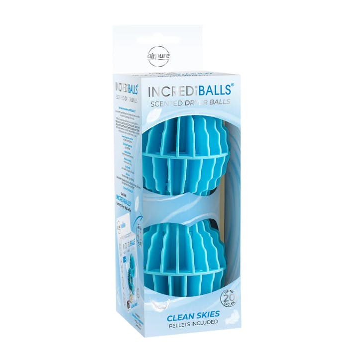 Airpure Incrediballs Scented Laundry Dryer Balls - Clean Skies 2 pcs