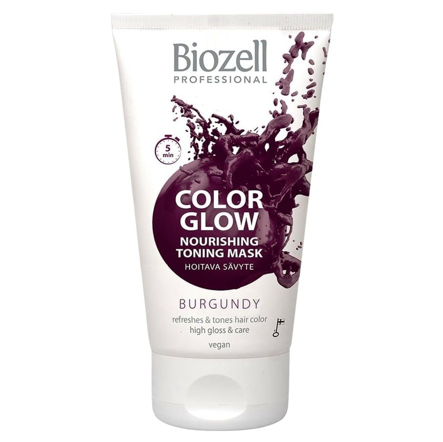Biozell Color Glow Nourishing Toning Mask Burgundy 150 ml