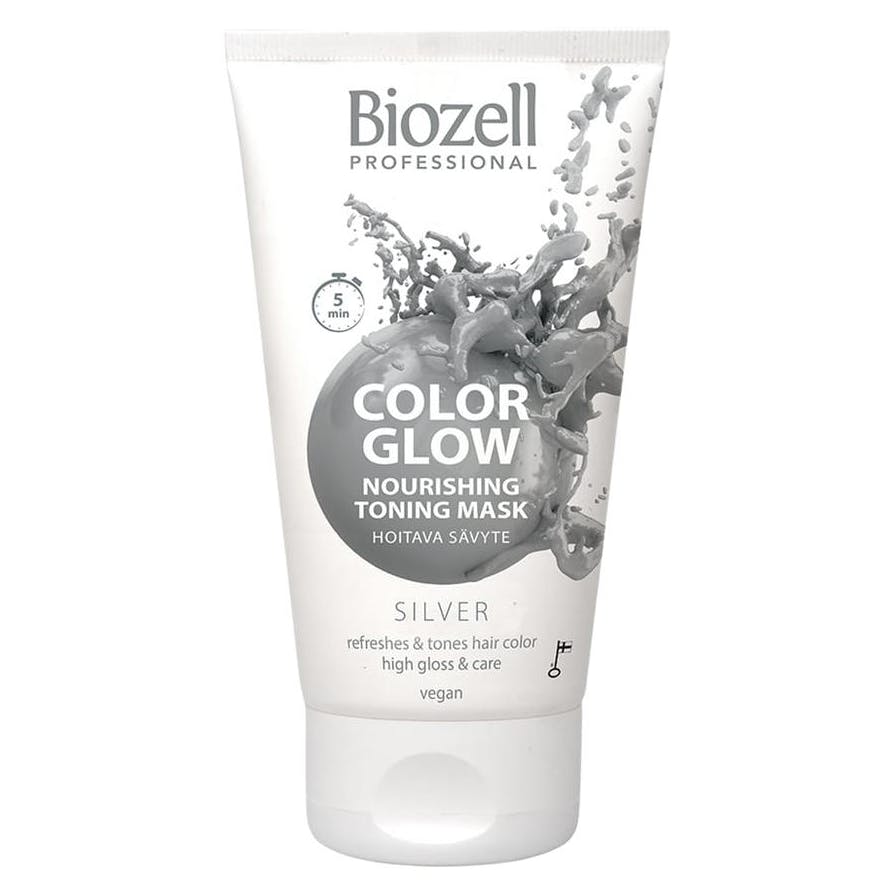 Biozell Color Glow Nourishing Toning Mask Silver 150 ml