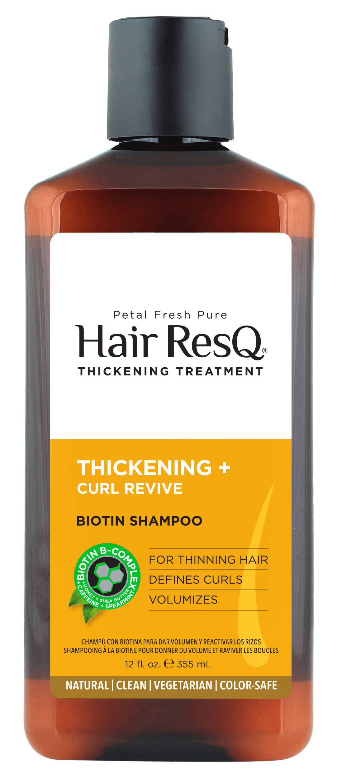 Petal Fresh Hair ResQ Thickening + Curl Revive Shampoo 355 ml