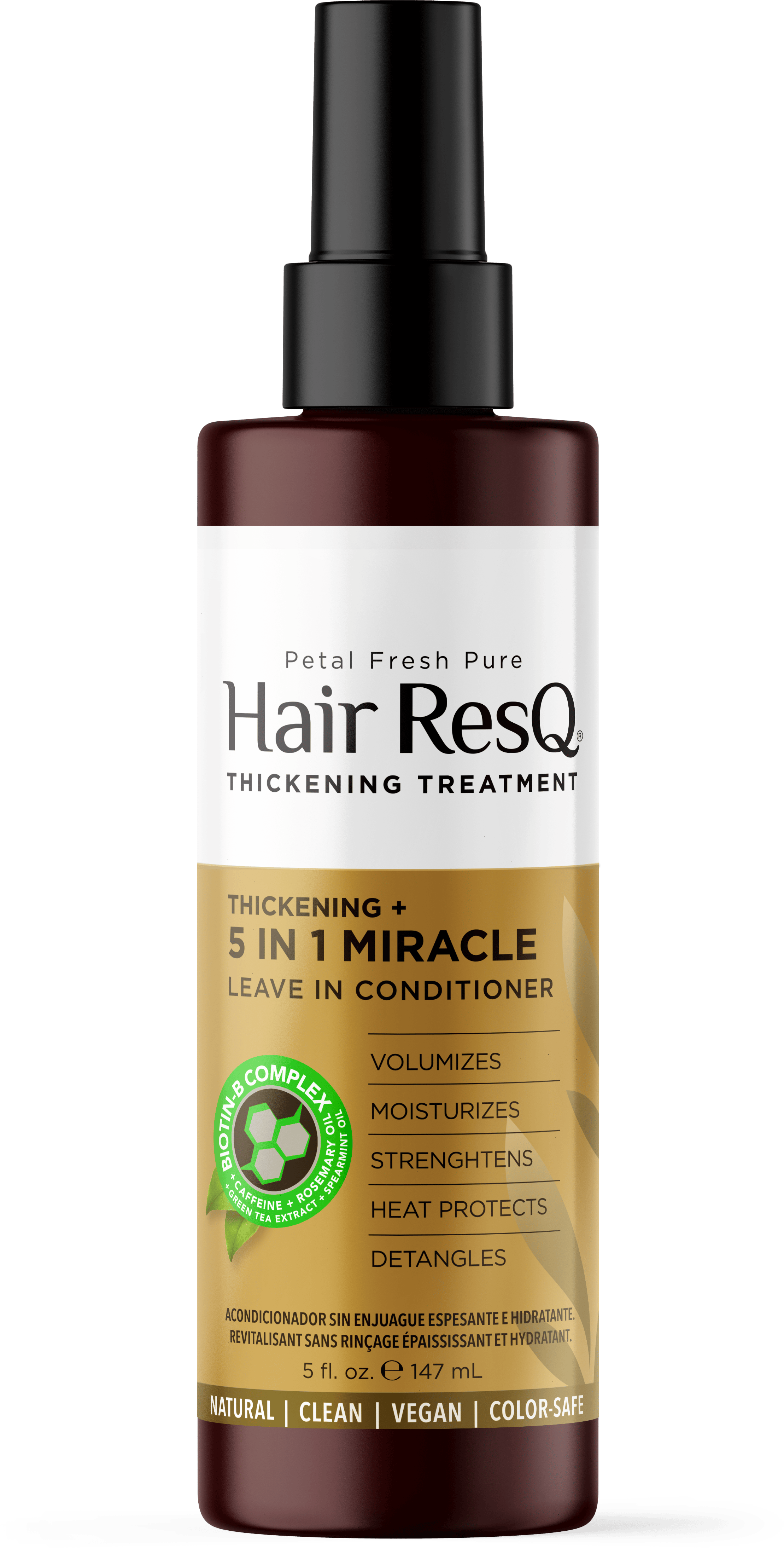Petal Fresh Hair Resq Thickening + 5 In 1 Miracle Leave In Conditioner 147 ml