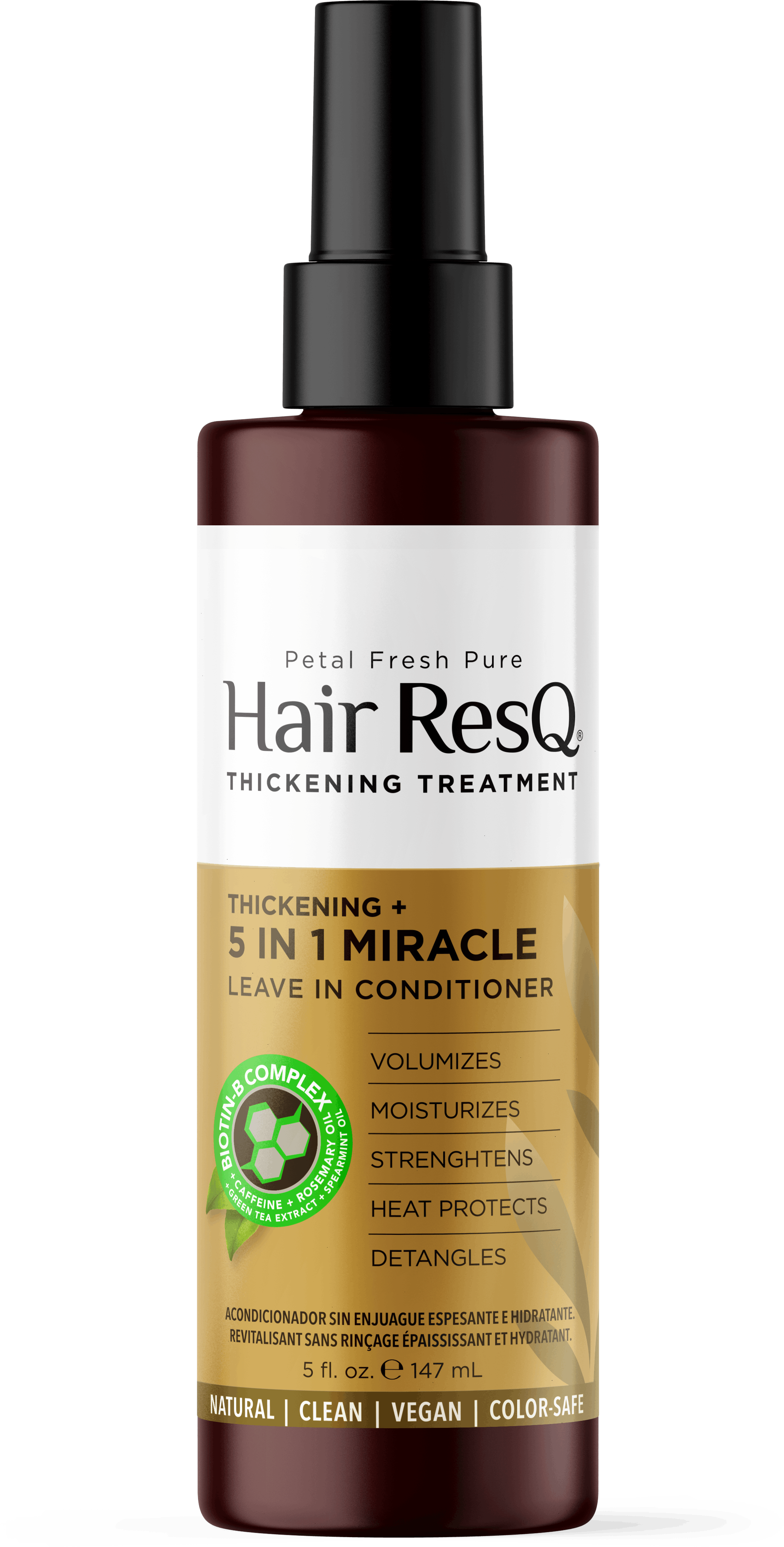 Petal Fresh Hair Resq Thickening + 5 In 1 Miracle Leave In Conditioner 147 ml