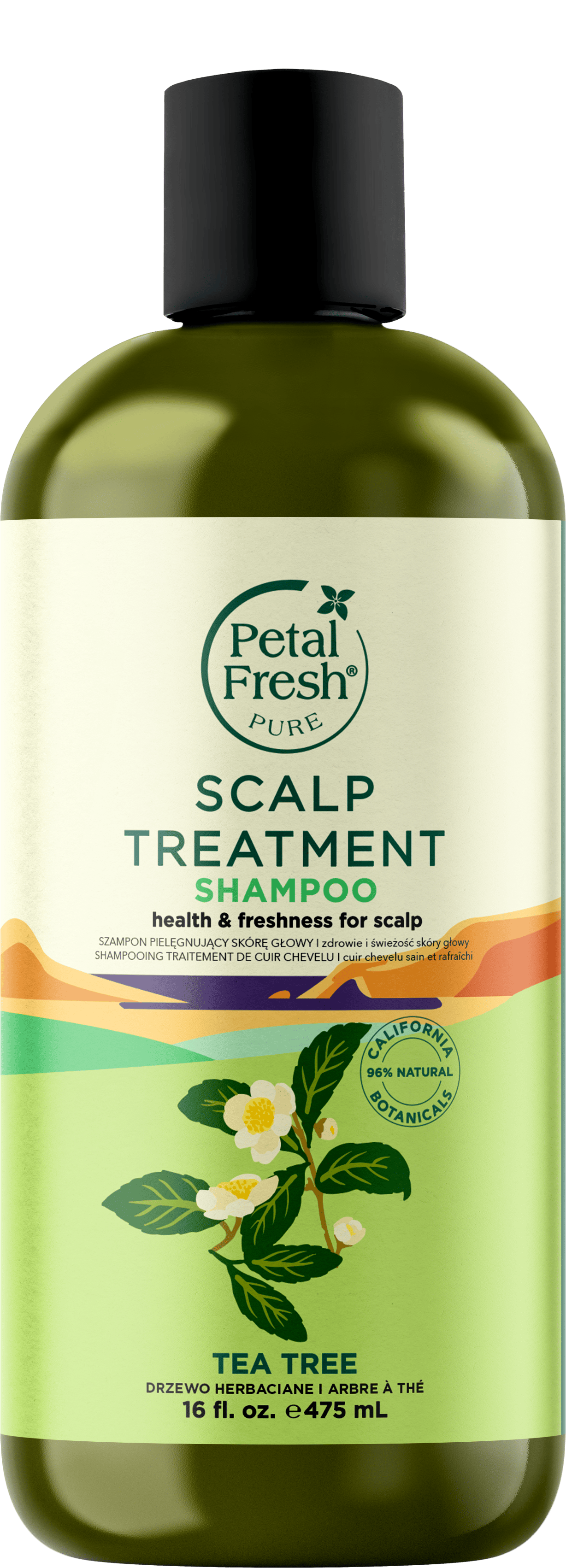 Petal Fresh Pure Tea Tree Shampoo Scalp Treatment 475 ml